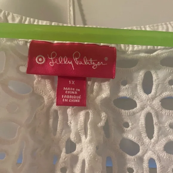 🔹Excellent Condition 🔹Lilly Pulitzer White Swim Suit Cover Up🔹 - Picture 2 of 2